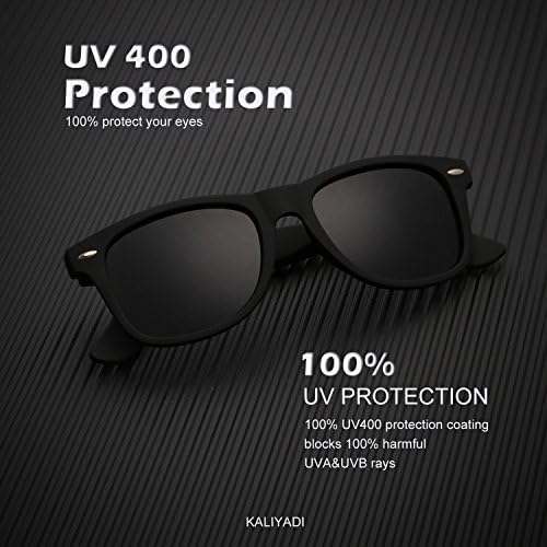 KALIYADI Polarized Sunglasses for Men and Women Semi-Rimless Frame Driving Sun glasses UV Blocking - Image 2